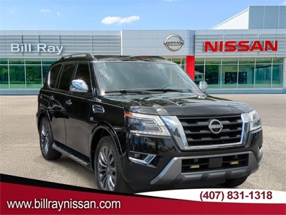 Used 2021 Nissan Armada Platinum w/ Captain's Chairs Package