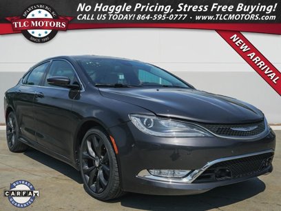 Used 2015 Chrysler 200 C w/ Navigation & Sound Group I