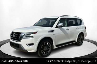 Used 2022 Nissan Armada Platinum w/ Captain's Chairs Package