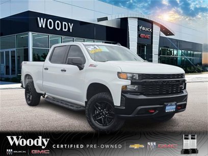 Certified 2021 Chevrolet Silverado 1500 Custom Trail Boss w/ LPO, Dark Essentials Package