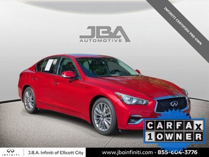 Certified 2022 INFINITI Q50 Luxe w/ Cargo Package