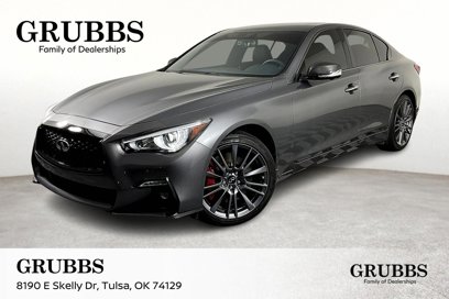 Used 2024 INFINITI Q50 Red Sport 400 w/ Carbon Fiber Package