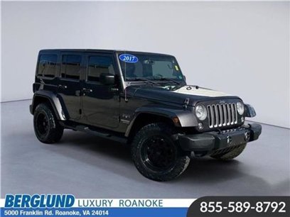 Used 2017 Jeep Wrangler Unlimited Sahara