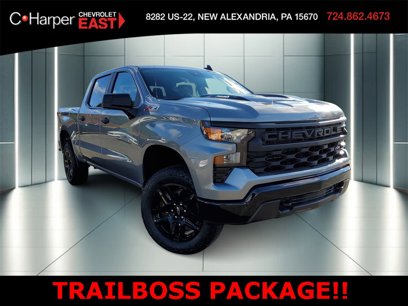 New 2025 Chevrolet Silverado 1500 Custom Trail Boss w/ Turbomax Blackout Package