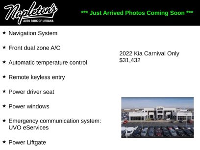 Used 2022 Kia Carnival EX