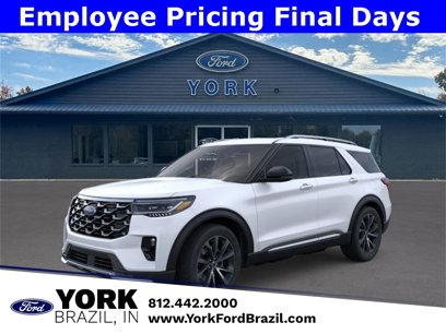 New 2025 Ford Explorer Platinum