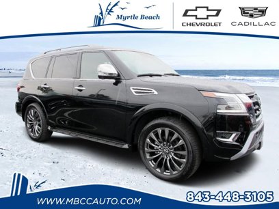 Used 2023 Nissan Armada Platinum w/ Captain's Chairs Package