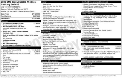 New 2025 GMC Sierra 2500 AT4 w/ Technology Package