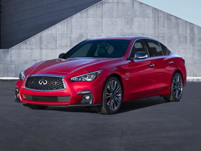 Used 2021 INFINITI Q50 Red Sport 400 w/ Carbon Fiber Package
