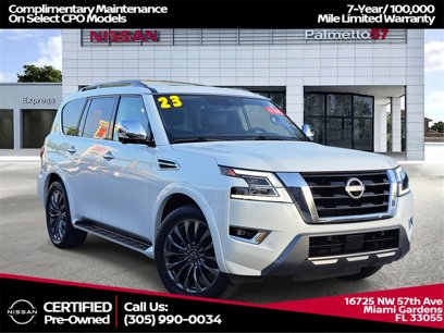 Certified 2023 Nissan Armada Platinum w/ Captain's Chairs Package