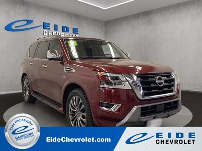 Used 2021 Nissan Armada Platinum w/ Captain's Chairs Package