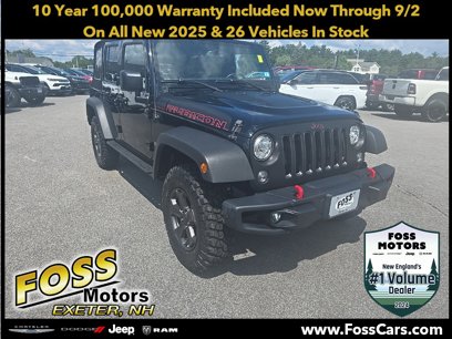 Certified 2017 Jeep Wrangler Unlimited Rubicon