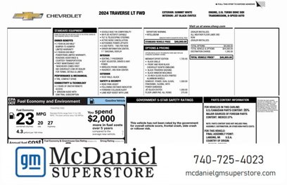 Used 2024 Chevrolet Traverse LT w/ Midnight/Sport Edition