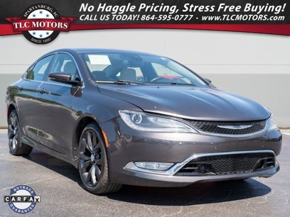 Used 2015 Chrysler 200 C w/ Navigation & Sound Group I