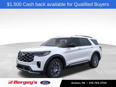 New 2025 Ford Explorer Platinum