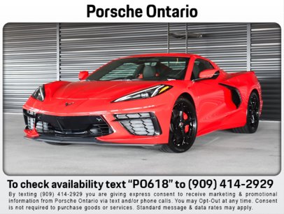 Used 2022 Chevrolet Corvette Stingray Preferred Conv w/ Z51 Performance Package