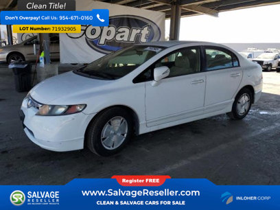 Used 2006 Honda Civic Hybrid Sedan