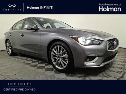 Certified 2023 INFINITI Q50 Luxe w/ Cargo Package