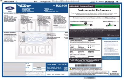 New 2025 Ford Transit 250 148 Medium Roof