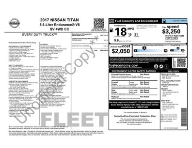 Used 2017 Nissan Titan SV