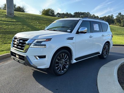 Used 2021 Nissan Armada Platinum w/ Captain's Chairs Package