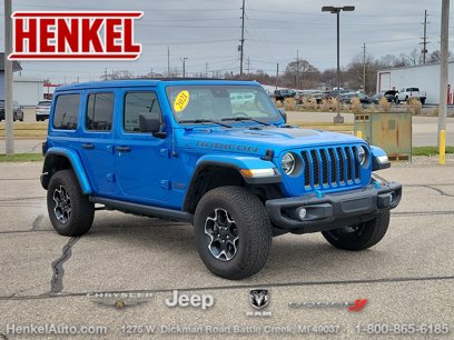 Used 2021 Jeep Wrangler Unlimited Rubicon 4xe w/ Steel Bumper Group