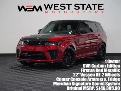 Used 2022 Land Rover Range Rover Sport SVR Carbon Edition