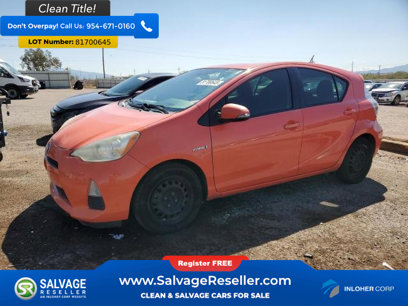 Used 2012 Toyota Prius C Two