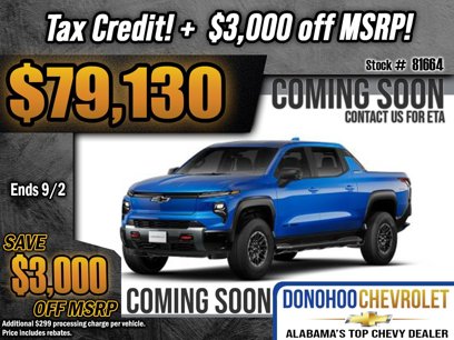 New 2026 Chevrolet Silverado EV Trail Boss w/ Premium Package