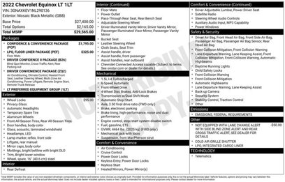 Used 2022 Chevrolet Equinox LT
