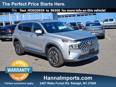 Used 2022 Hyundai Santa Fe Blue