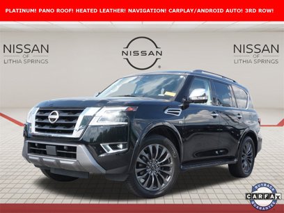 Certified 2021 Nissan Armada Platinum w/ Captain's Chairs Package