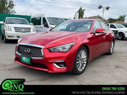 Used 2021 INFINITI Q50 Luxe w/ Cargo Package