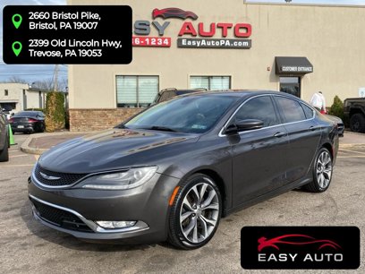 Used 2015 Chrysler 200 C w/ Navigation & Sound Group I