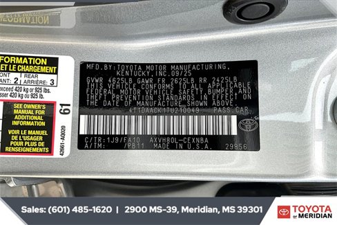 New 2026 Toyota Camry LE image 7
