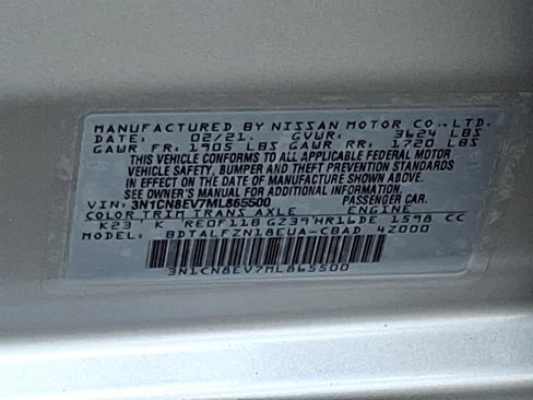 Used 2021 Nissan Versa SV image 26