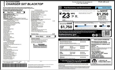 Used 2021 Dodge Charger SXT w/ Blacktop Package image 23