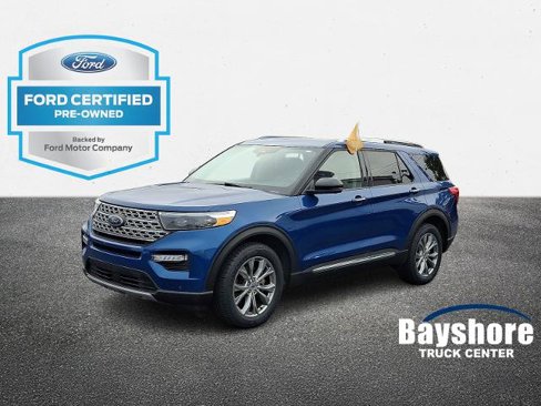 Certified 2022 Ford Explorer Limited w/ Equipment Group 301A image 1