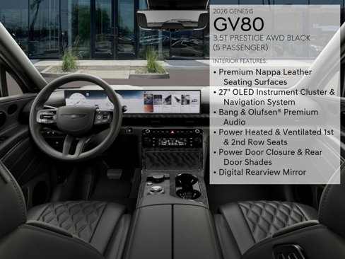 New 2026 Genesis GV80 3.5T Prestige image 15