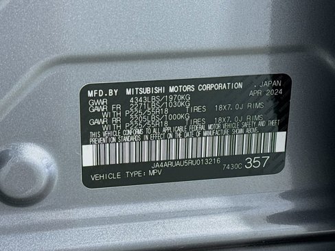 New 2024 Mitsubishi Outlander Sport ES image 34