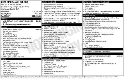 Used 2024 GMC Terrain SLE image 7