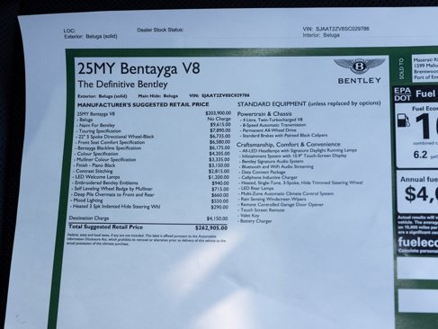 New 2025 Bentley Bentayga image 52