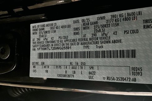 New 2025 Ford F150 Lightning Platinum image 33