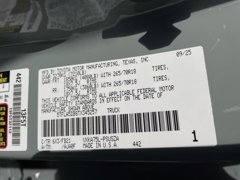 New 2026 Toyota Tundra SR5 image 21