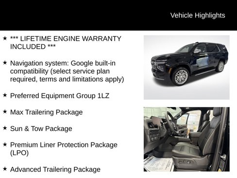 New 2026 Chevrolet Tahoe Premier w/ Sun And Tow Package image 2