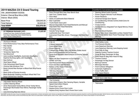 Used 2019 MAZDA CX-5 Grand Touring w/ GT Premium Package image 41