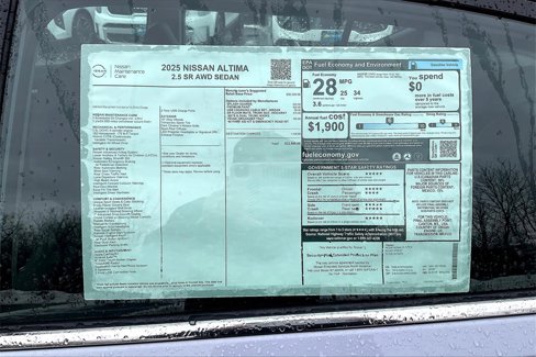 New 2025 Nissan Altima 2.5 SR image 17