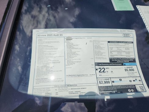New 2025 Audi S5 Prestige image 18