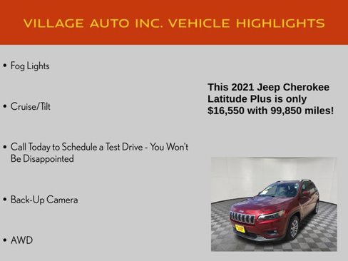 Used 2021 Jeep Cherokee Latitude Plus image 14