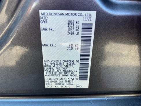 Used 2022 Nissan Altima 2.5 SV image 35